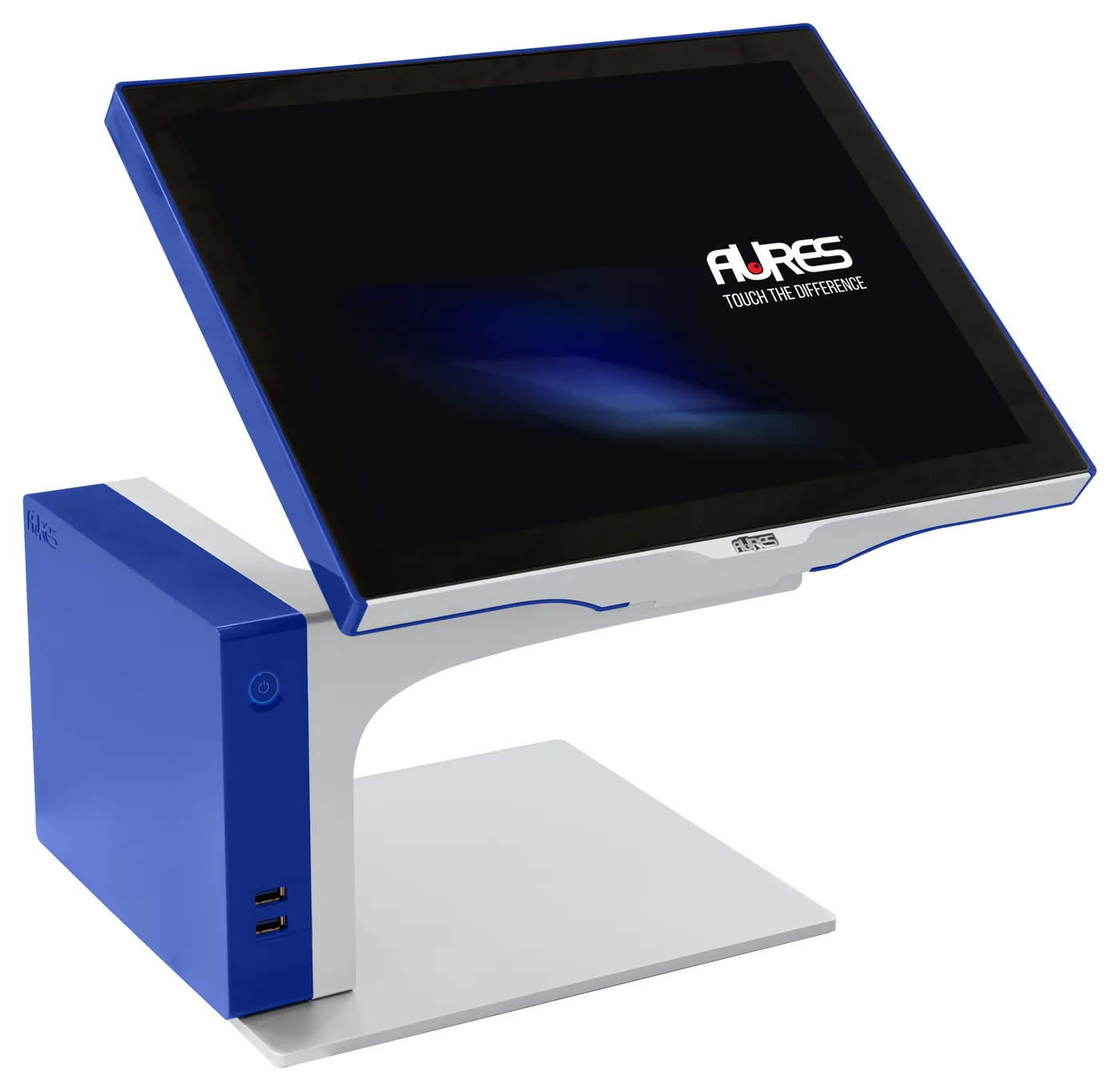 Caisse tactile AURES Sango bleue